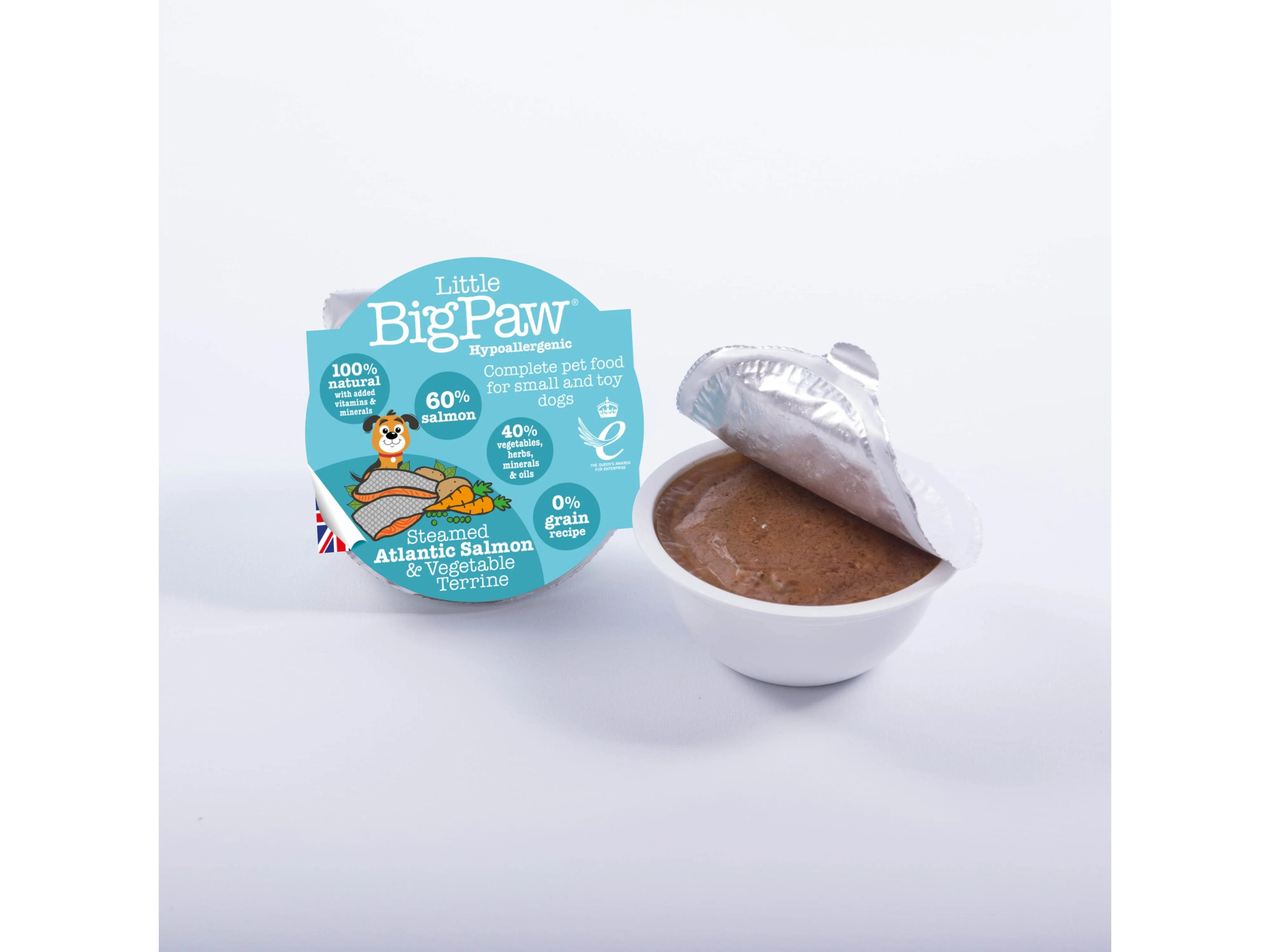 Steamed Atlantic Salmon & Vegetables 85g /Little BigPaw Pets Qatar