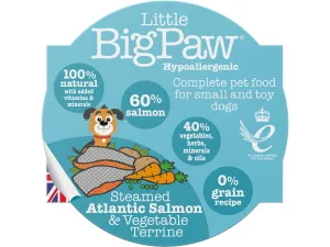 Steamed Atlantic Salmon & Vegetables 85g /Little BigPaw Pets Qatar