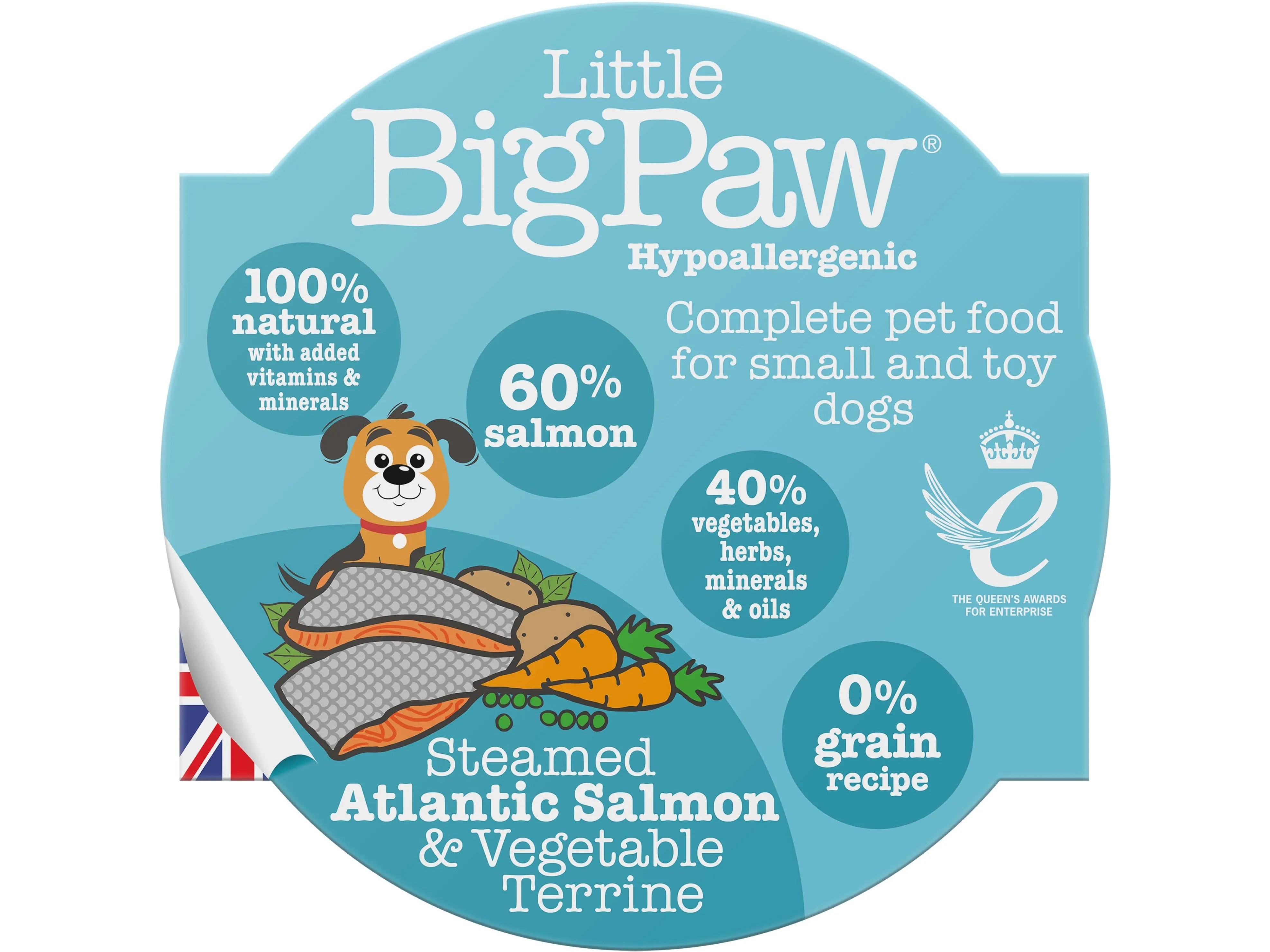 Steamed Atlantic Salmon & Vegetables 85g /Little BigPaw Pets Qatar