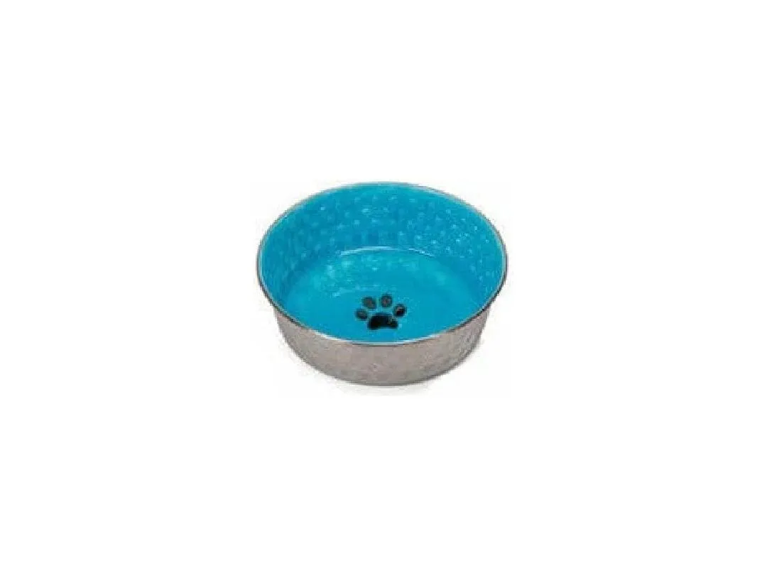 Steel Bowl Acc.C/Rubber Edge Ceram.0,4L Pets Qatar