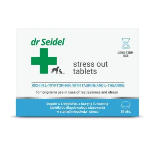 STRESS OUT TABLETS for long-term use in states of anxiety and stress 30 tabl. Pets Qatar