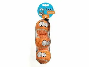 TENNISBALL BREEZY LARGE 3pcs 7,5cm orange Pets Qatar