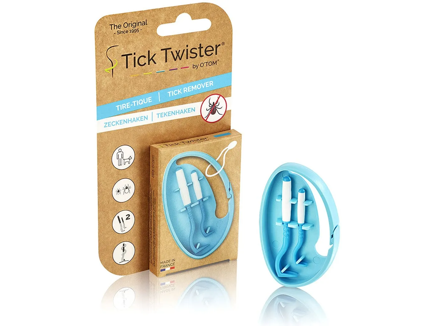 Tick Twister O`Tom Clipbox  Mixed Colors Pets Qatar