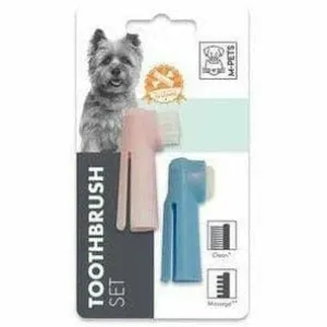 Toothbrush Set Pink & Blue Pets Qatar