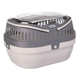 TRANSPORT BOX SMALL ANIMAL LARGE 30x21x23cm grey Pets Qatar