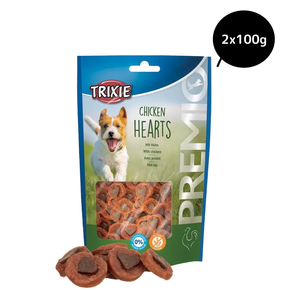 Trixie Premio Chicken Hearts Dog Treats