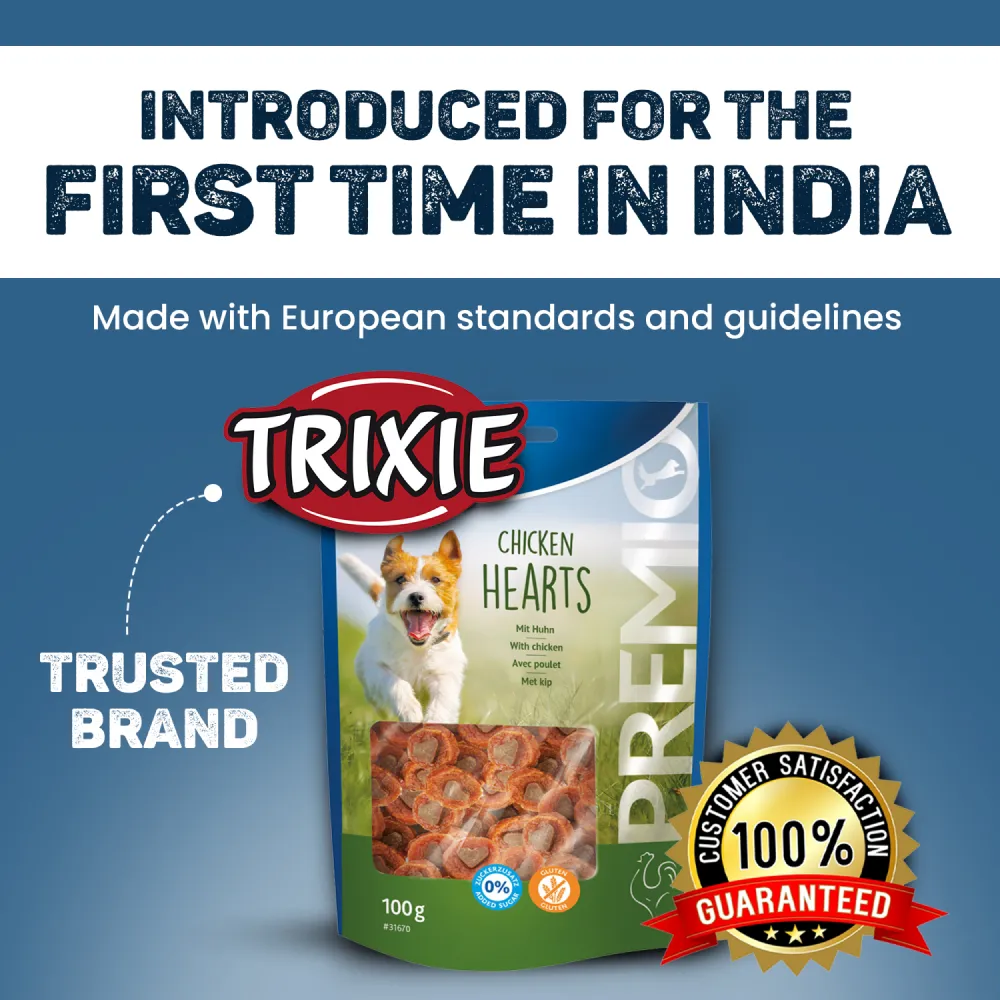Trixie Premio Chicken Hearts Dog Treats