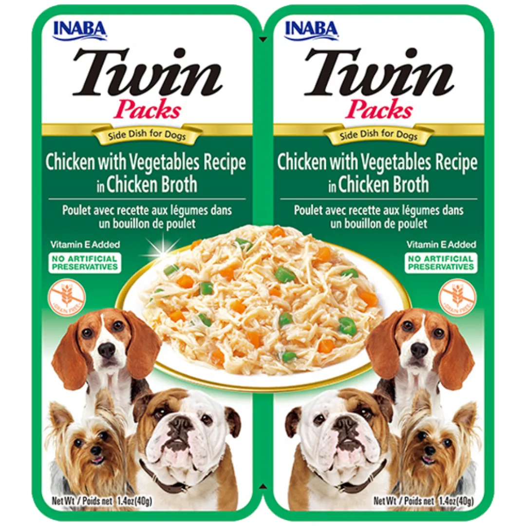 Twin Packs Chicken with Vegetables Recipe in Chicken Broth 2X35g Pets Qatar