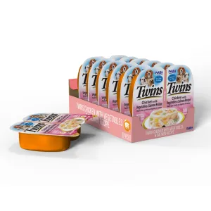 Twins Chicken with Vegetables & Salmon Recipe 2x35gx6 cups Pets Qatar