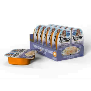 Twins Chicken with Vegetables & Tuna Recipe 2x35gx6 cups Pets Qatar