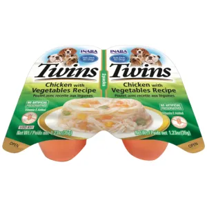 Twins Chicken with vegetables Recipe 2X35g Pets Qatar