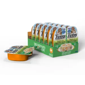 Twins Chicken with vegetables Recipe 2x35gx6 cups Pets Qatar
