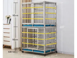 Two Layers Pet Cages 105x77x187cm Pets Qatar