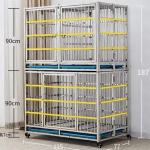 Two Layers Pet Cages 125x77x187cm Pets Qatar