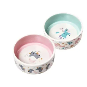 Unicorn Series Pet Ceramic Bowl Pets Qatar