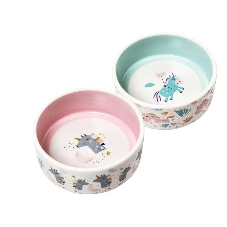 Unicorn Series Pet Ceramic Bowl Pets Qatar