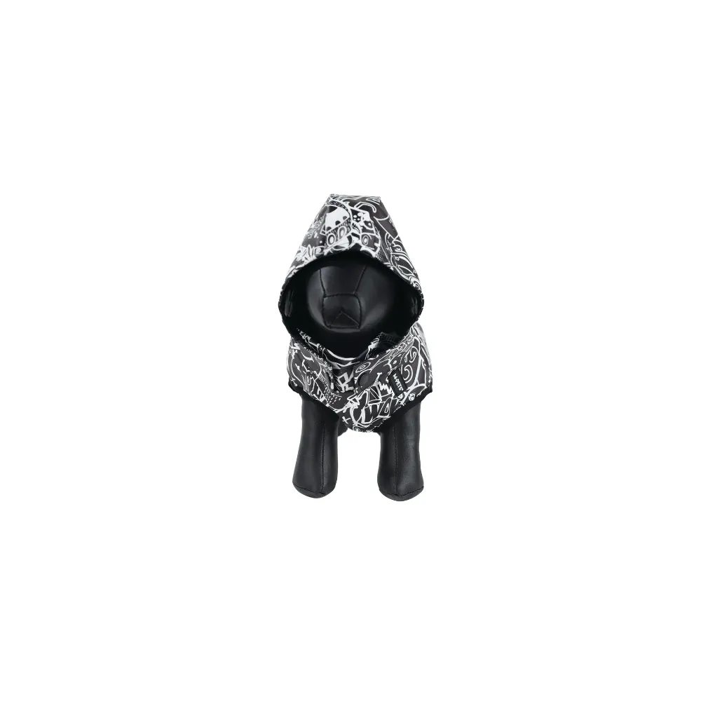 Urban style Raincoat Black&White