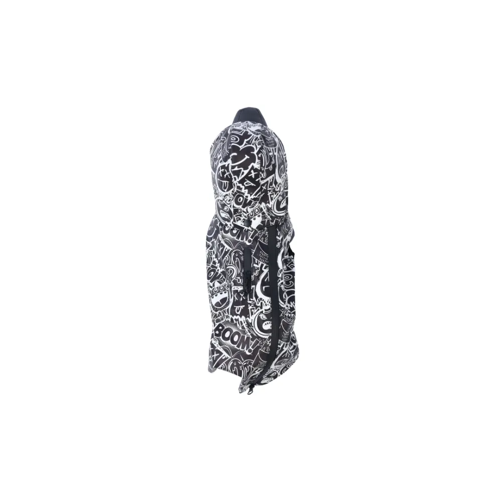 Urban style Raincoat Black&White