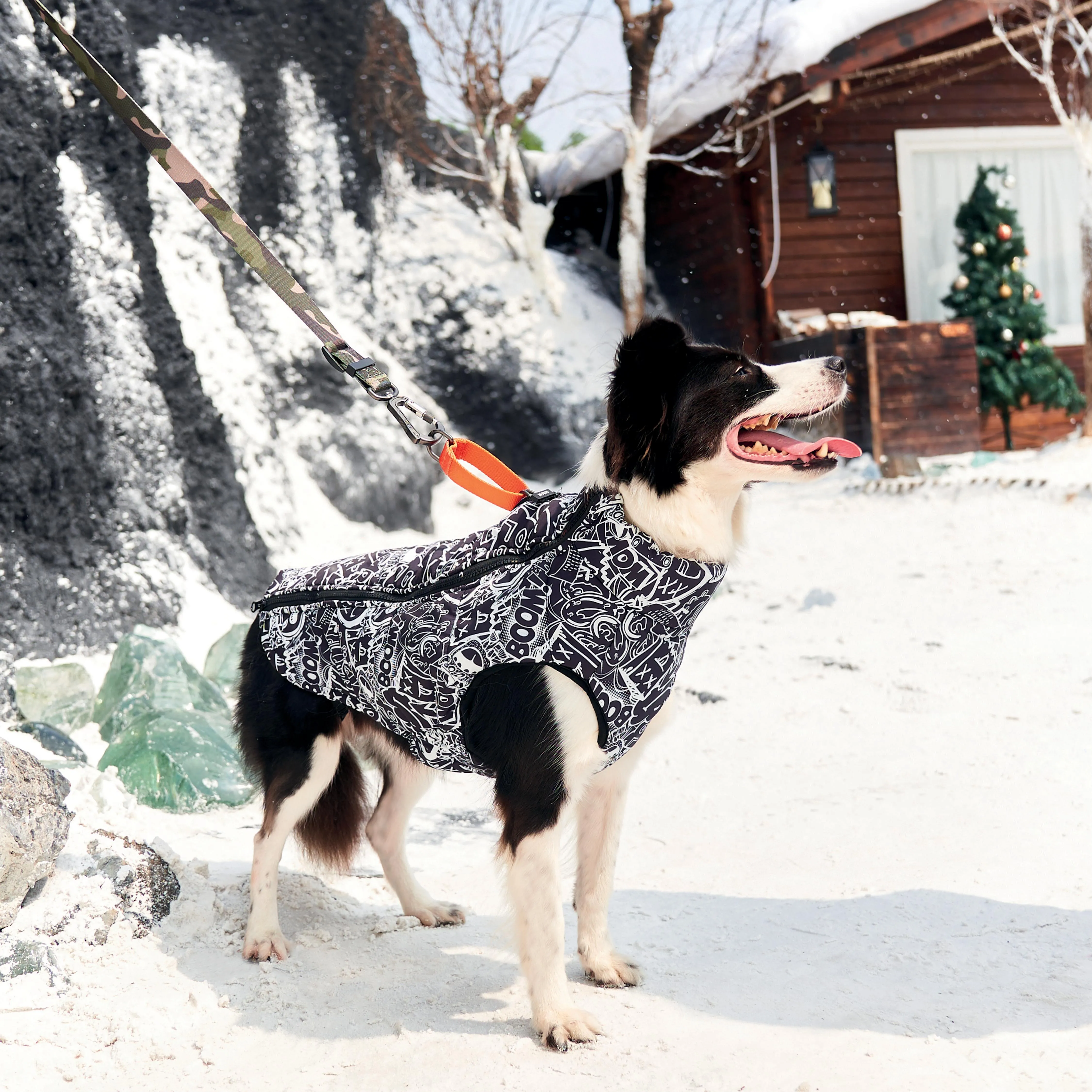 URBANSYTLE  Winter Jacket Black & White