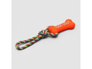 Vinyl Bone With Rope 39Cm Pets Qatar