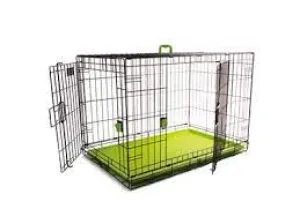 VOYAGER Wire Crate - 2 doors M, new patented lock Pets Qatar