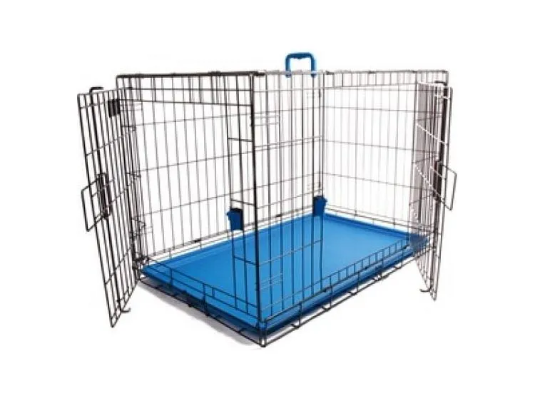 VOYAGER Wire Crate - 2 doors M, new patented lock Pets Qatar