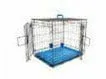 VOYAGER WIRE CRATE - 2 DOORS S, BLUE Pets Qatar