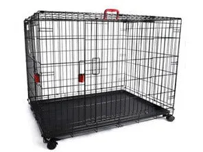 Voyager Wire Crate - 2 Doors With Wheels Patented Securo Lock Pets Qatar