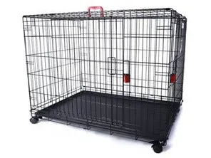 Voyager Wire Crate - 2 Doors With Wheels Patented Securo Lock Pets Qatar