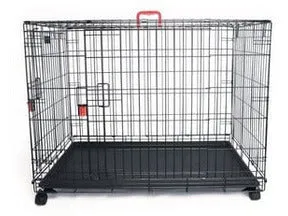 Voyager Wire Crate - 2 Doors With Wheels Patented Securo Lock Pets Qatar