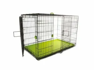 VOYAGER Wire Crate - 2 doors XL, new patented lock Green Pets Qatar
