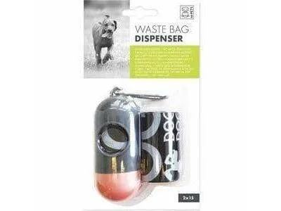 WASTE BAG DISPENSER DUAL / BLACK MIXED COLOR ASSORTMENT Pets Qatar