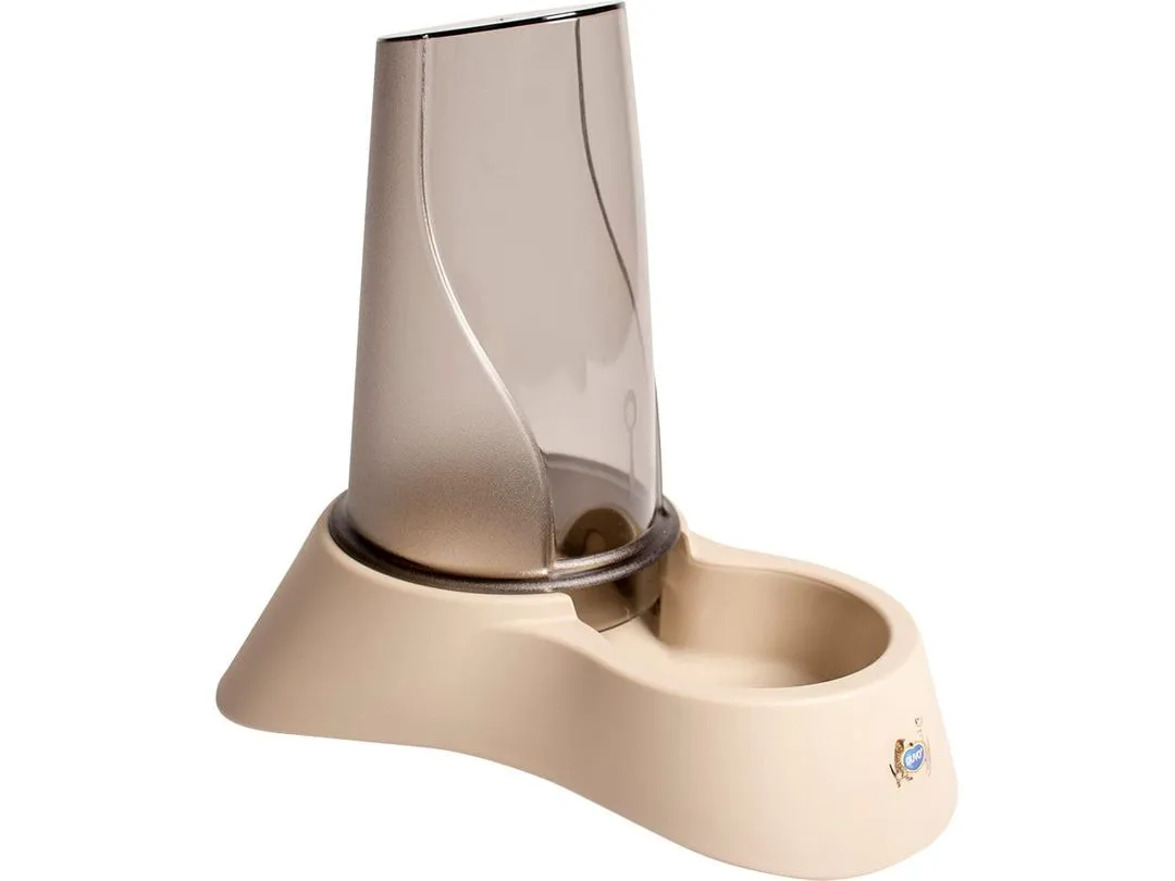 Water & Food Dispenser Nuvola 3 3500ml - 23x34x34cm mocaccino Pets Qatar