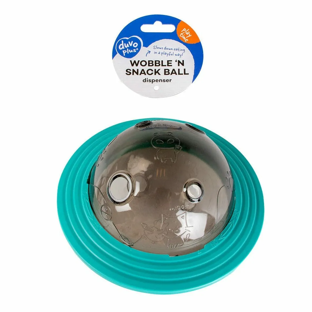 Wobble n snack ball 16,5x16,5x11cm blue Pets Qatar