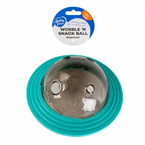 Wobble n snack ball 16,5x16,5x11cm blue Pets Qatar