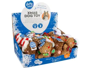 Xmas Plush gingerbread men 19x15x6cm - display mixed colors Pets Qatar