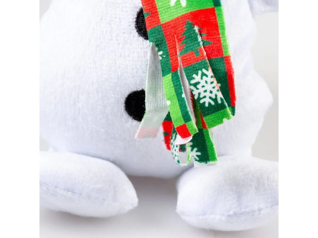 Xmas Plush snowman Max 26x18x12cm white Pets Qatar