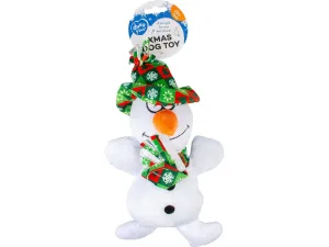 Xmas Plush snowman Max 26x18x12cm white Pets Qatar