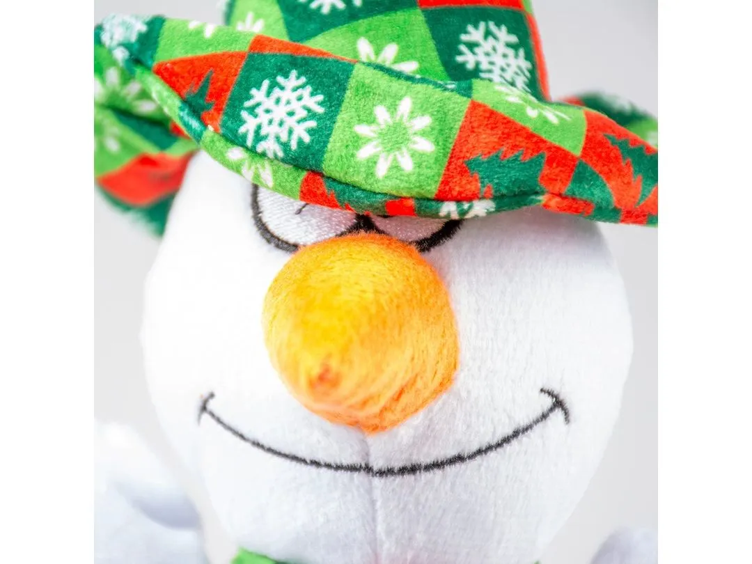 Xmas Plush snowman Max 26x18x12cm white Pets Qatar