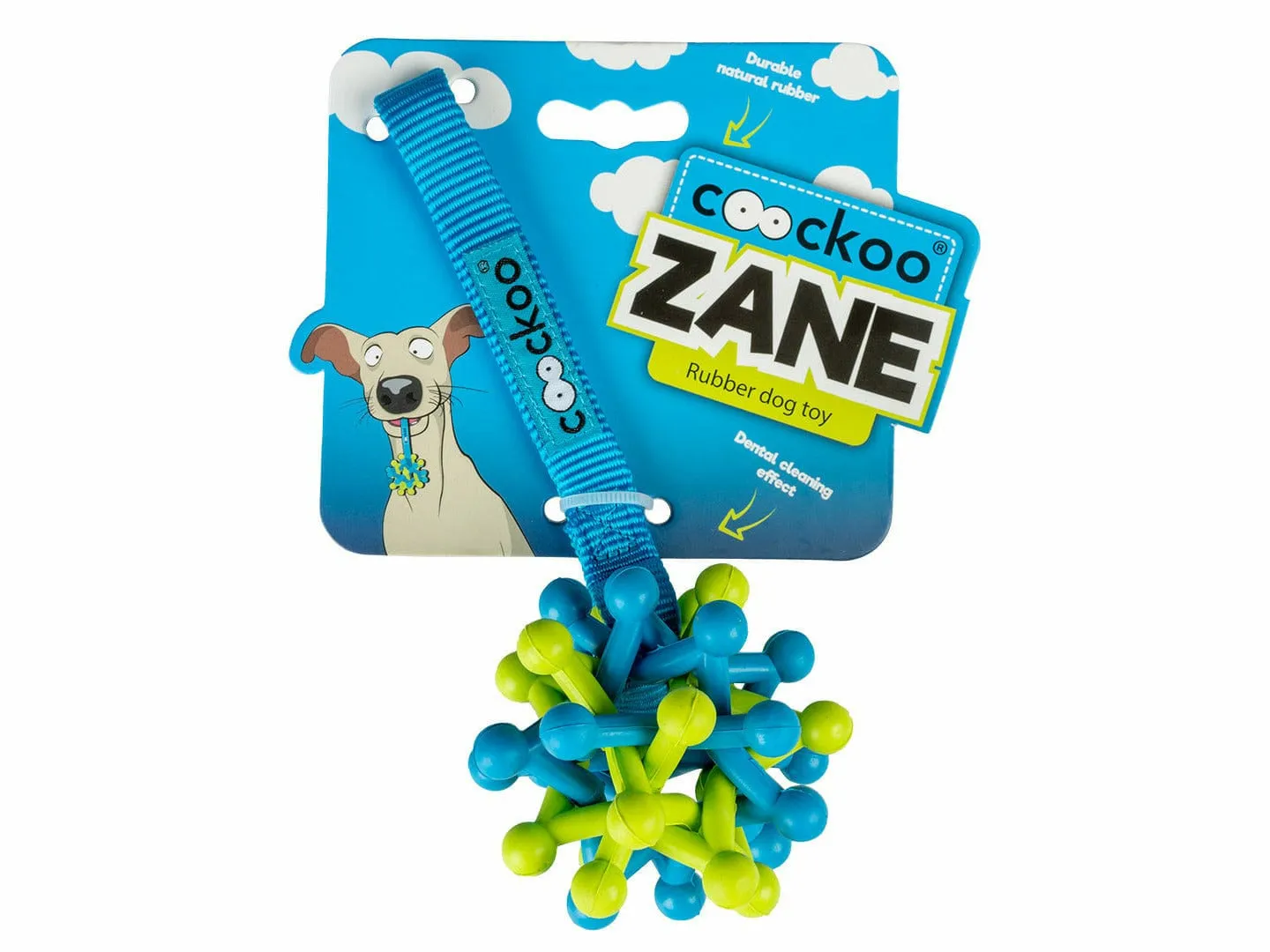 Zed pink dog toy 19x7,5x7,5 cm blue/pink Pets Qatar