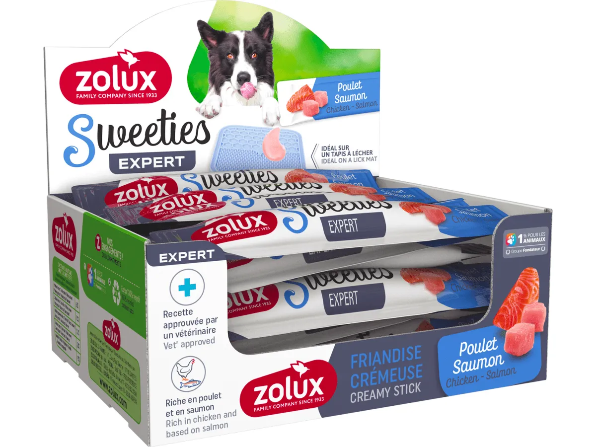 Zolux Sweeties Creamy Stick For Dog - Chicken Salmon Pets Qatar