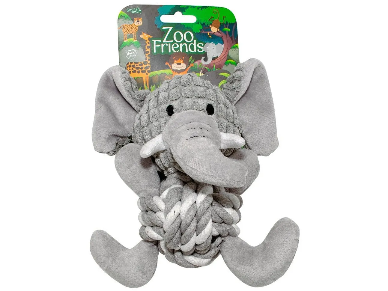 Zoo friends Elsa elephant ball 18x19x12cm grey Pets Qatar