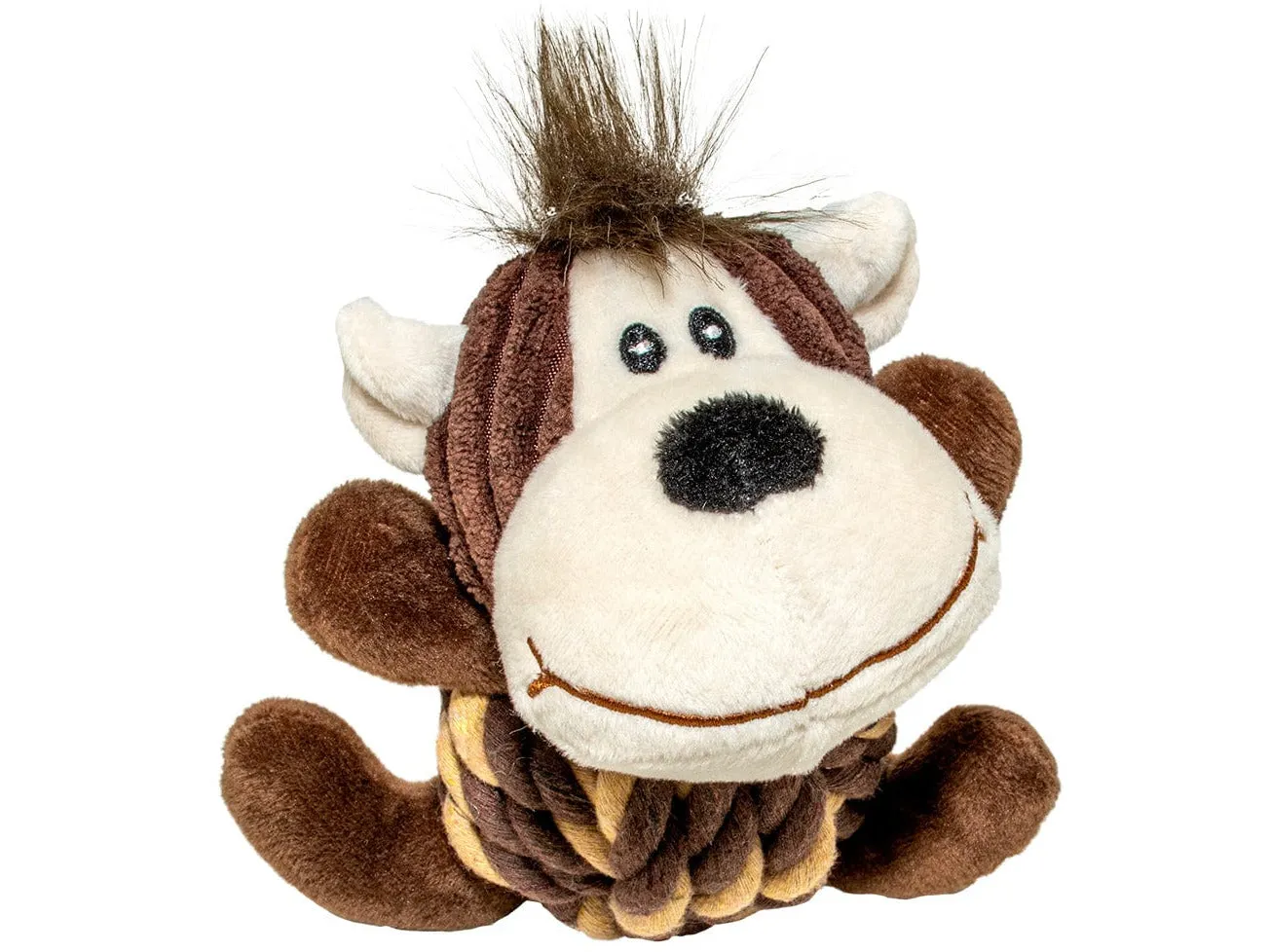 Zoo friends Morris monkey ball 17x16x10cm brown Pets Qatar